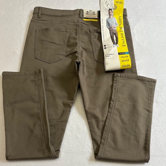 English Laundry 32x34 Men's Pants, Straight Fit, Tan, NWT - Picture 11 of 16